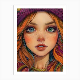 Contemporary Woman 21 Art Print