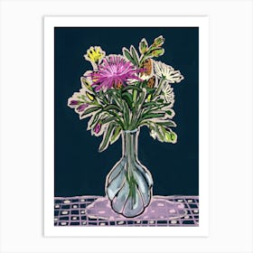 Vase With Flowers Art Print