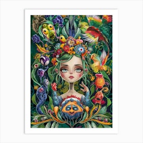 Lily Of The Jungle Art Print