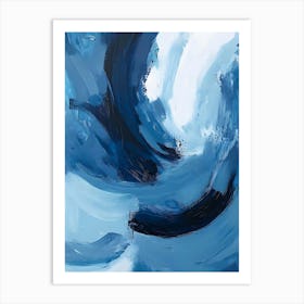 Blue Wave 5 Art Print