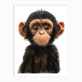 Baby Chimpanzee Art Print