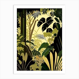 Majestic Jungle 1 Rousseau Inspired Art Print