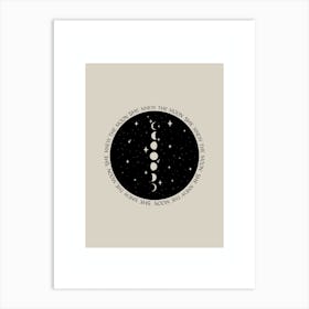 Abstract Astrology 1 Art Print