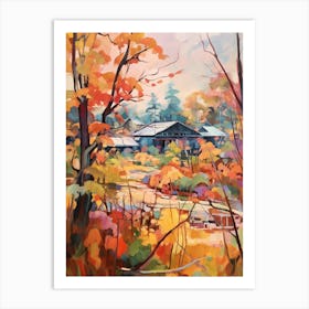 Autumn Gardens Painting Longhouse Reserve Usa 2 Art Print