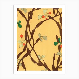 Pears On A Branch Art Print