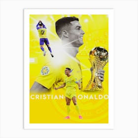 Ronaldo Al Nassr Art Print