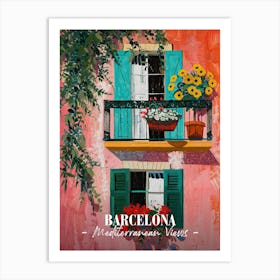 Mediterranean Views Barcelona 4 Art Print