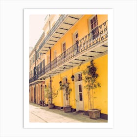Yellow Exotic, New Orleans Art Print