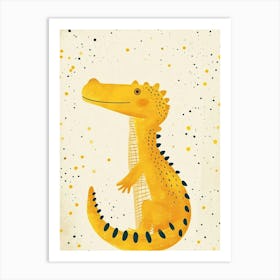 Yellow Alligator 4 Art Print