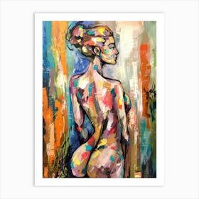 Nude Painting Art Print