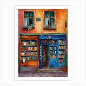 Warsaw Book Nook Bookshop 2 Art Print