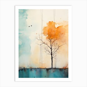 Tree In The Sky Art Print