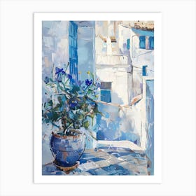 Blues And Whites Art Print