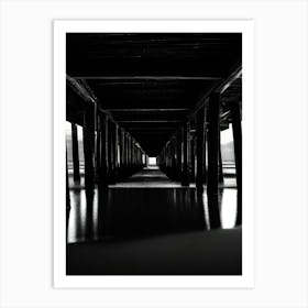 Under The Pier Art Print