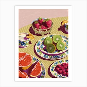 Summer Fruits Art Print