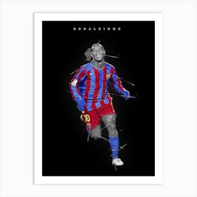 Ronaldinho 1 Art Print