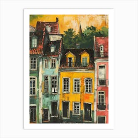 Lisbon Houses 1 Art Print