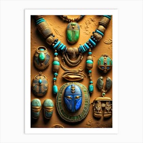 Egyptian Jewelry 4 Art Print
