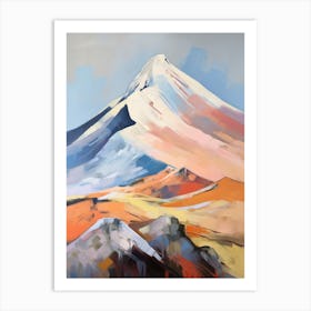 Beinn Mhanach Scotland 4 Mountain Painting Art Print