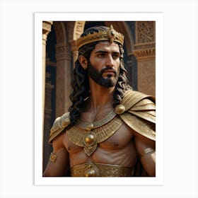 Babylonian god Art Print