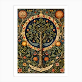 William Morris Tree Of Life 33 Art Print