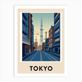 Tokyo 6 Vintage Travel Poster Art Print