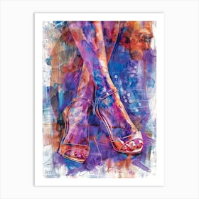 Canvas - Women'S Feet Art Print