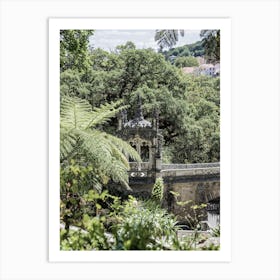 Beautiful building in Quinta da Regaleira Art Print