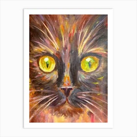 Cat Painting 1 Poster