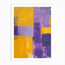'Purple Squares' 1 Art Print