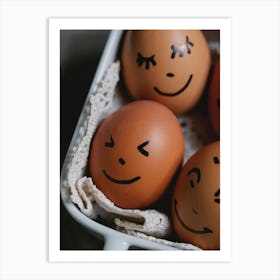 Happy Eggs 4 Art Print