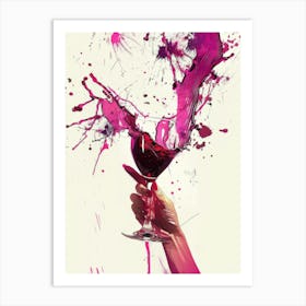 Glass Of Wine 2 Art Print