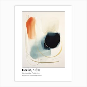 World Tour Exhibition, Abstract Art, Berlin, 1960 7 Art Print