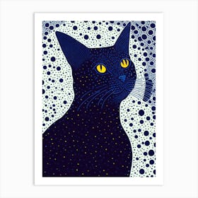 Black Cat Art Print