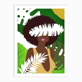 Junglel Girl Art Print