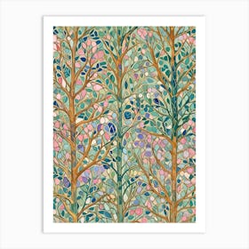 Trees Dazzle Art Print