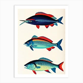 Marlin Vintage Poster Art Print