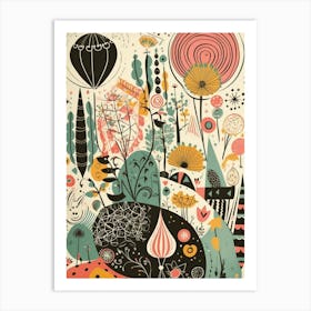 Garden In Bloom Boho Art Print