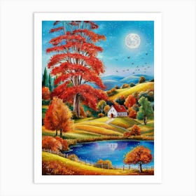 Autumn Landscape Art Print