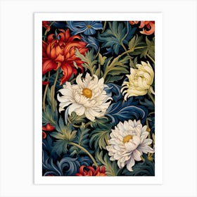 Wallpaper Floral Pattern 8 Art Print