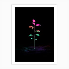 Neon Plant 24 Art Print