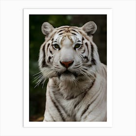 White Tiger 6 Art Print