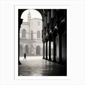 Vicenza, Italy,  Black And White Analogue Photography  1 Art Print