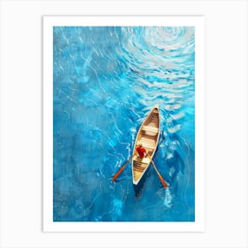 Boat In The Water 4 Art Print