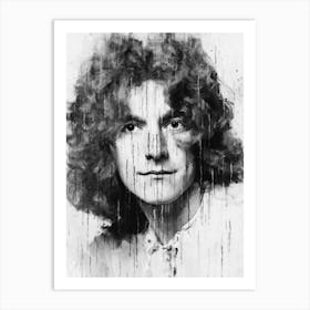 Robert Plant Portrait Art Print