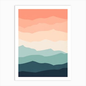 Natural landscape 3 Art Print