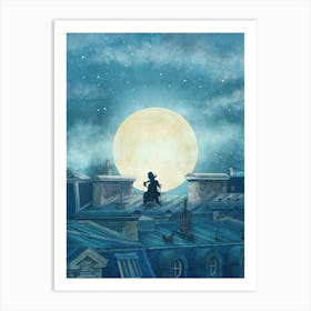 Rooftoppers Art Print