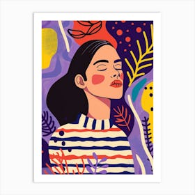 Illustration Of A Woman 7 Art Print