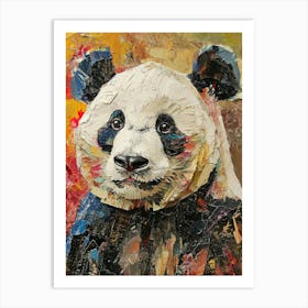 Kitsch Panda Collage 1 Art Print