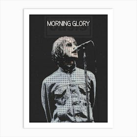 Morning Glory Liam Gallagher Oasis Art Print